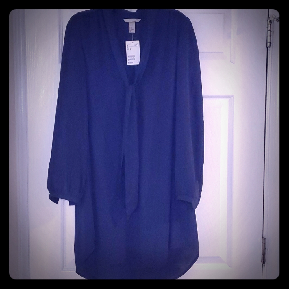 NEW Navy Blue Shirtdress